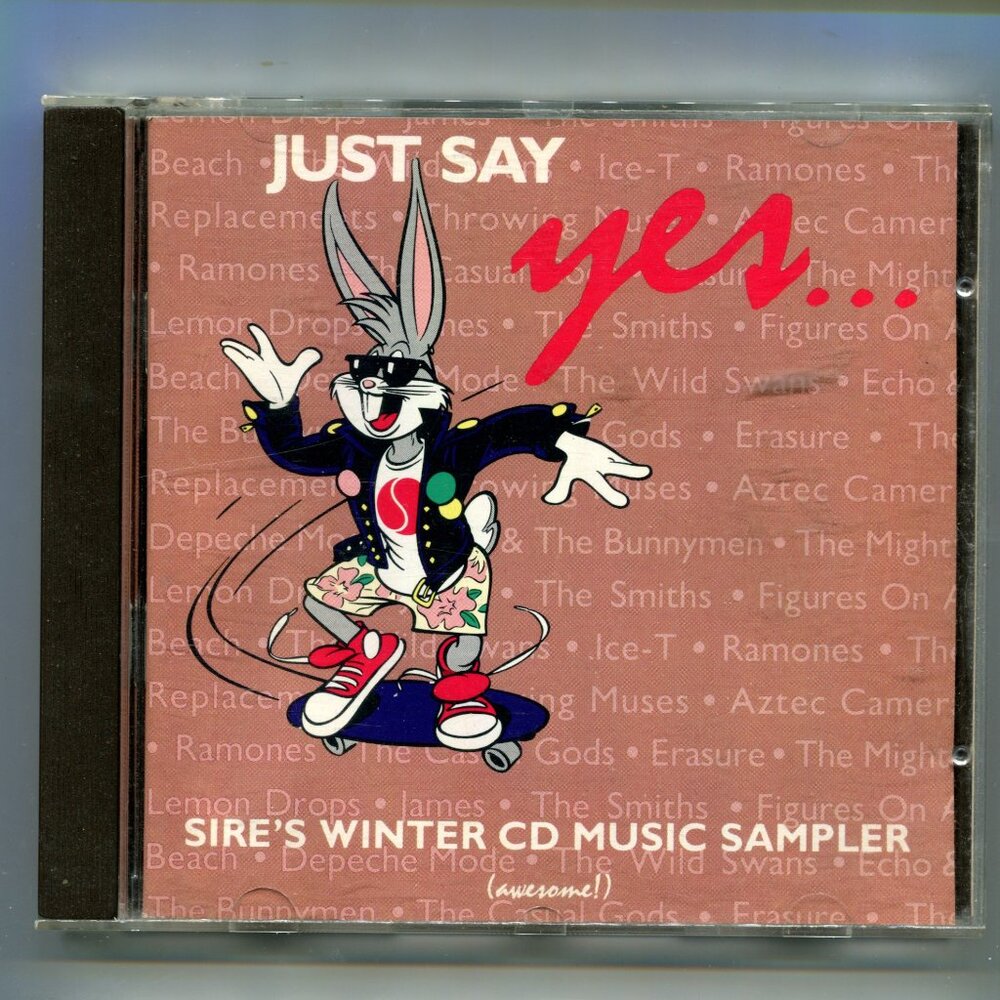 1987 Just Say Yes - Sire's Winter CD Music Sampler